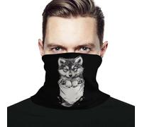 Protection du Visage Petit louveteau dans la Poche Séchage Rapide Bande de Cheveux Anti-UV Tube Bandeaux pour Cyclisme Extérieur 26X30cm