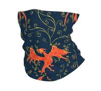 Protection du Visage Phénix Oiseau De Feu Créature Mythique Mode Balaclava Anti-Solaire Echarpe Gaiter Élastique Bandeau Magique pour Cyclisme Sports Ski