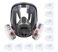 Protection du visage Respirateur à gaz intégral 6800 anti-poussière Gel de silice bouche-mou MASQUE DE PROTECTION DE CHANTI