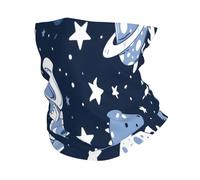 Protection du Visage Star Dinosaur Écharpe Demi-Visage Élastique Anti-Solaire Décoration Faciale pour Sports Randonnée Moto 25X50Cm