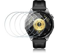Protection Écran Compatible avec HuaWei Watch GT 6/GT6 46MM Verre trempé,4 Pièces 9H Dureté Protection ecran,Sans Bulles