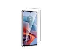 Protection écran complet Vitre en verre trempé Full cover noir pour Motorola Moto G85 5G -