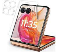 Protection Écran Confidentialité + Protège-Lentilles Caméra Pour Motorola Razr 50 Ultra / Moto Razr Plus (2024) ¿ 2x Écran + 2x Lentille, Film Flexible 3d 9h, Auto-Réparant, Anti-Empreintes