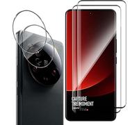 Protection Écran et Caméra Verre Trempé 9H pour Xiaomi 13 Ultra 5G - 2 Films HD Anti-Rayures + 2 Protège-Objectifs, Tactile et Compatible avec Coques