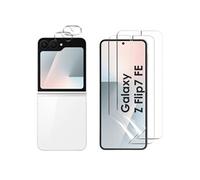 Protection Ecran et Protection Caméra pour Samsung Galaxy Z FLIP 7 FE [Pack 2] Protecteur Resistant Anti Rayure Ultra Mince