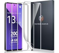 Protection Écran Film Tpu Compatible Avec Redmi Note 13 Pro Plus 5g, 3 Films De Protection [Sans Verre], Couverture Complète Incurvée 3d, Transparent Hd, Tactile Sensible[Pop947895]