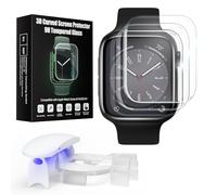 Protection Écran pour Apple Watch 6/SE/5/4 44mm, Sans Bulles Résistant aux Rayures HD Qualité Supérieure Transparent Verre Trempé Film Protecteur pour iWatch 6/SE/5/4 44mm 3 Pièces