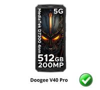 Protection écran pour Doogee V40 Pro [Pack 2] Film Plastique Protecteur Résistant Ultra Mince Phonillico®