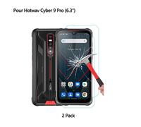 Protection écran pour Hotwav Cyber 9 Pro 6.3"" Dureté 9H sans Bulle Anti Rayures Installation Facile Transparent Verre Trempé 2pack