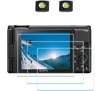 Protection Ecran Pour Sony Zv-1 Ii Zvi Ii/Zv-1 Zv1 Et Housse De Sabot, Protecteur Verre Trempé Optique 0,3mm Dureté 9h Anti-Rayure Anti-Bulle -Lot De 3[Cli0944]