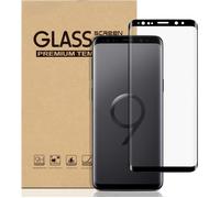 Protection écran Samsung Galaxy S9, 3D Curved HD Clair Protecteur d'écran en verre trempé Anti-rayures- Noir edge