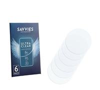 Protection Ecran Savvies pour Garmin Instinct 3 Solar Tactical Edition (45 mm) 6 Pièces - Film Protection Ultra Clair