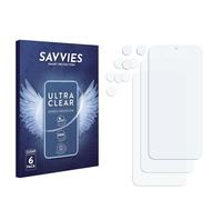 Protection Ecran Savvies pour Xiaomi 15T (Avant+Caméra) 6 Pièces - Film Protection Ultra Clair
