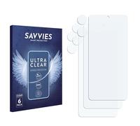 savvies Protection Ecran pour Xiaomi Poco X7 Pro (Avant+Caméra) 6 Pièces - Film Protection Ultra Clair