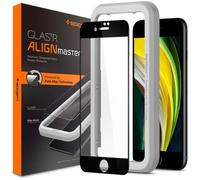 Spigen Spigen Protection d'écran en verre trempé AlignMaster Full Cover pour iPhone SE (2022 / 2020) / 8 / 7 Transparent