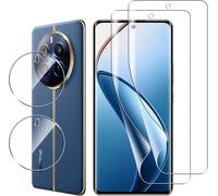 Protection Écran Tpu Souple Auto-Réparatrice Pour Realme 12 Pro 5g - 0.33mm Anti-Empreintes Transparent Hd Avec Revêtement Oléophobe Et Couverture Complète