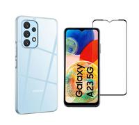 Protection écran vitre en verre trempé Full cover noir pour Samsung Galaxy A23 5G - Tempered glass XEPTIO