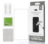 WE Verre trempé APPLE IPHONE 14 PRO MAX: Protection écran - anti-rayures - anti-bulles d'air - ultra-résistant - dureté 9H Glass