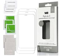 WE PACK 3 verres trempés IPHONE XR: 3 Protection écran - anti-rayures - anti-bulles d'air - ultra-résistant - dureté 9H Glass
