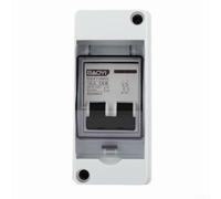 Protection efficace du circuit avec boîtier de combinaison de cellules photovoltaïques solaires étanches et disjoncteur CC (DC440 V-16 A)