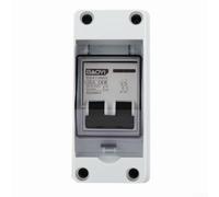 Protection efficace du circuit avec boîtier de combinaison de cellules photovoltaïques solaires étanches et disjoncteur CC (DC400 V-125 A)