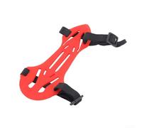 Protection en caoutchouc pour arc et flèche, coude recourbée, équipement essentiel pour une expérience de chasse fluide (rouge)