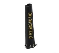 Protection en cuir pour queue de billard 9-11 mm et pour billard américain de 12 à 13 mm, anti-oxydation, accessoire de couleur marron (billard 13 mm, noir)
