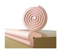 Protection en Mousse pour Bords & Coins,Bande de Sécurité 2 m pour Table & 4X Coussins d’Angle,pour Meubles & Lit Bébé - Adhésifs Antichoc (Rose)