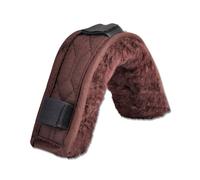 Protection en peau d’agneau pour muserolle ou têtière Waldhausen Marron 28 cm