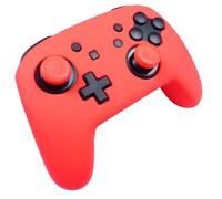 Protection En Silicone Rouge Neon + Caps Subsonic Pour Manette Nintendo Switch Pro Controller