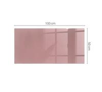 Protection En Verre Pour Poêle Et Cheminée Couleur Rose Carrée Rectangulaire