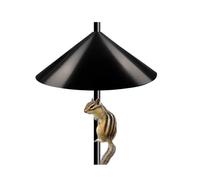 Protection enveloppante pour nichoir à oiseaux, déflecteur enveloppant pour écureuil de 45,7 cm, déflecteur anti-écureuil, protection des stations d'alimentation pour oiseaux, garde d'alimentation