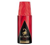 Protection et séduction durables tout au long de la journée - SCORPIO Déodorant spray homme Rouge, parfum intense, flacon 150mL - Lot de 3