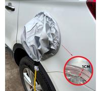 Protection Étanche Magnétique Pour Prises De Recharge Sur Voitures Électriques Argent