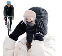 Protection Faciale Hivernale | Bonnet, Écharpe, Et Gants Résistants Au Vent Et Chauds,Bouclier Facial pour Conditions Hivernales,Pour Hommes Et Femmes Snowboard Skiing Ski Temps Froid Moto Snowboardin