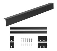 Protection Fente Cuisinière Plan De Travail,Bande De Scellement Latérale En Acier Inoxydable - Garniture Anti Dérapant Remplissage Fente,Pour Cuisinière Four Lave-vaisselle Micro-ondes Réfrigérateur