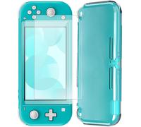 Protection for Nintendo Switch Lite,1 TPU Comfort Protective Case with 2 x Tempered Glass Screen Protector,Super for Nintendo Switch Lite,Full Protection,Anti-Drop