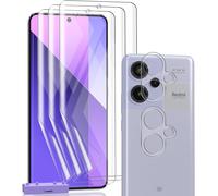 Protection For Note 13 Pro Plus Screen Protector Film Flexible 3 Pieces And Note 13 Pro Plus Tempered Glass Lens 2 Pieces Hd Clear Film For Note 13 Pro Plus Protection