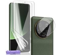 Protection For Xiaomi 13 Ultra Screen Protector, Flexible Tpu Film 2 Pieces + Xiaomi 13 Ultra Tempered Glass Lens Protector 2 Pieces ¿ Anti-Scratch Easy To Install