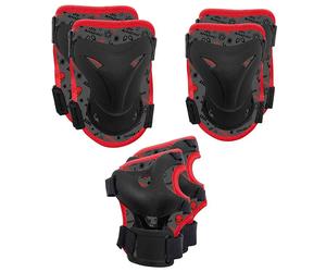 Protection genoux avec coudières et poignets enfant Walt Disney Spider Man (x6) Noir