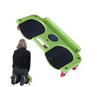 Protection Genoux Roulante Coussin Anti-Dérapant avec Plateau de Rangement | Chariot à Genoux pour Sol et Revêtement de Jardin pour Chantier Garage Atelier Entretien