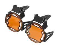 Protection Grille Phare Avant pour R1200GS pour Adventure pour R 1200 pour GS pour ADV 2013-2018 Moto Antibrouillard Couvercle Lumière Garde Calandre Protecteur(Orange)