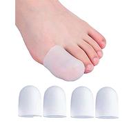 Protection gros orteil, 4 Pièces Capuchons d'orteils, pour Soulager Pied la Douleur, Contre Les Ampoules et Cors
