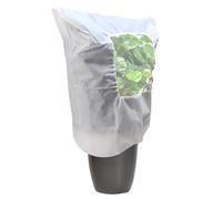 Protection hivernale pour plantes en pot, 70 g/m², indéchirable, protection contre le gel, protection des plantes d'hiver, avec fermeture éclair, lavable, pour palmiers, olivier (80 x 100 cm)