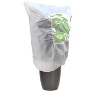 Protection hivernale pour plantes en pot, 70 g/m², indéchirable, protection contre le gel, protection des plantes d'hiver, avec fermeture éclair, lavable, pour palmiers olivier (80 x 120 cm)