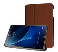 Protection Housse pour Samsung Galaxy Tab A SM-T580 SM-T585 10.1 Pouce Smart Slim Case Book Cover Stand Flip (Marron) NEUF