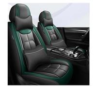 Protection ImperméAble Cuir Housse De Siège De Voiture Accessoires Protection De Siège Intérieur Pour Bmw X5 E87 X1 Pour X2 X3 X4 X6 Pour X7 M3 M4 M5 Couverture Couvre Sieges(Black Green 5 Seat,DE)