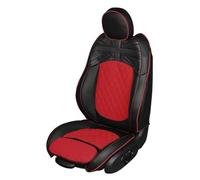 Protection ImperméAble Cuir Housse De Siège De Voiture Coussin Pour MINI Pour Cooper Pour R50 R52 R53 R55 R56 R57 R58 R59 2022 - 2020 Couverture Couvre Sieges(Black Red B)