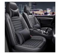 Protection ImperméAble Cuir Housse De Siège Voiture Accessoires Voiture Pour Civic Pour City Pour CRV Pour Crosstour Pour Jazz Pour Odyssey Pour AVezel Couverture Couvre Sieges(Black Gray 5 Seat,B)