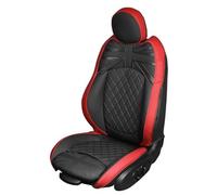 Protection ImperméAble Cuir Pour MINI Pour Cooper Pour R58 R59 Housse De Siège De Voiture Coussin En Cuir PU Imperméable À L'eau Résistant À La Saleté Couverture Couvre Sieges(Black Red A)